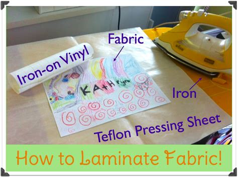 turning fabric into laminate